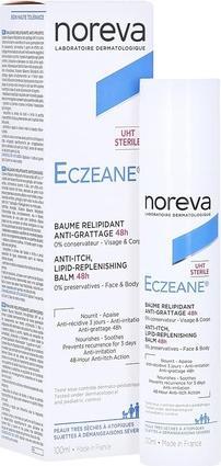 Nutritional values and ingredients Noreva Eczeane Anti-Itch Lipid-Replenishing Balm 48H 100ml (100 ml)
