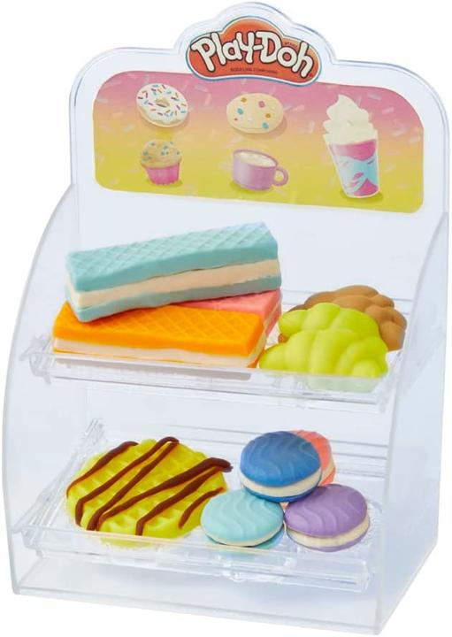 Productafbeelding Play-Doh Kitchen Creations Kneedplezier Café, Café speelset met 20 accessoires en 8 blikken