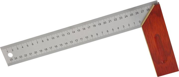 Produktbild Stier Anschlagwinkel Schreinerwinkel Palisander 90° / 45° 300 mm
