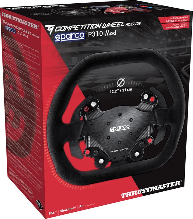 Produktbild Thrustmaster Competition Wheel AddOn Sparco P310 Mod (PS4, PC, Xbox One X, Xbox Series X, Xbox One S, Xbox Series S)