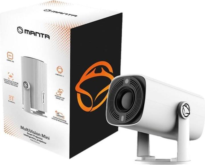 Actual product image Manta PMA202A24 MultiVision Mini Smart Projector (250 lm)