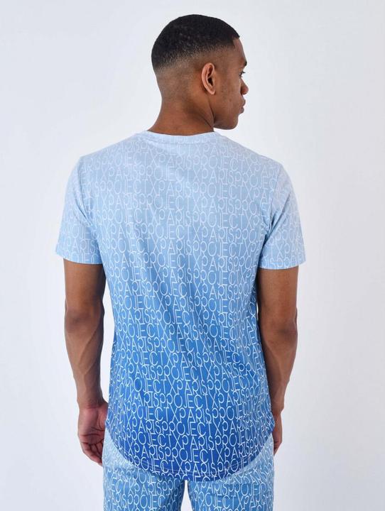 Immagine prodotto Project X Paris t-shirt bicolore con effetto sfumato all-over (XS)