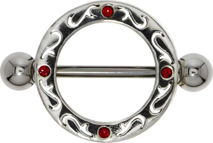 Immagine prodotto Bijouteria Piercing petto (Acciaio chirurgico 316L, Vetro (di orologio), Argento 925)