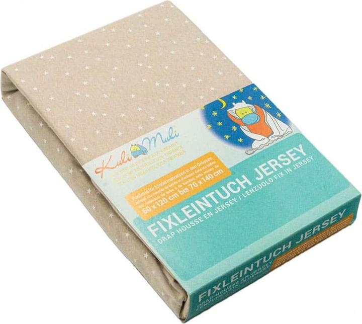 Produktbild Kuli-Muli Fixleint Jersey 35/80 h-blau Sterne (35 x 80 cm)