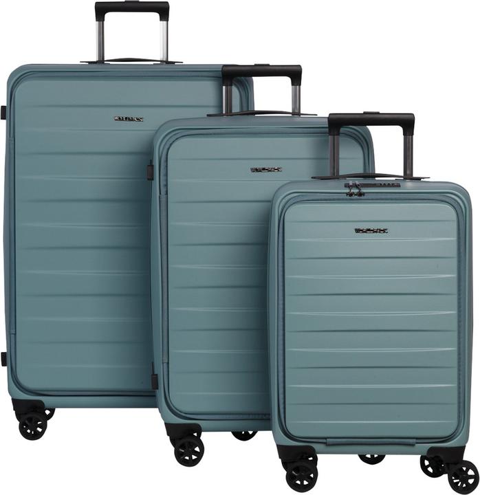 Worldpack Trolley Seattle 3teilig (114 l, Handgepäck (bis 50l), M (50 - 90l), L (90 - 115l))
