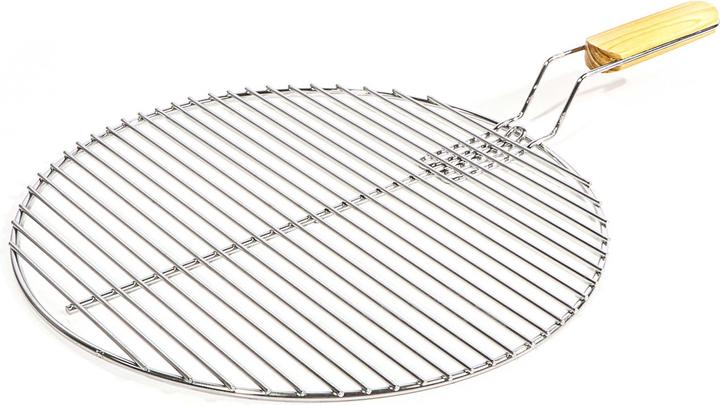 Image du produit Wiltec Grille BBQ Ronde Ø 44,5cm Acier inoxydable Barbecue Charbon de bois /à gaz Barbecue à boule G