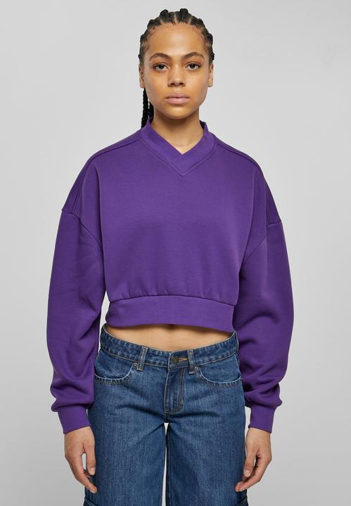 Actual product image Urban Classics Ladies Cropped V-Neck (5XL)