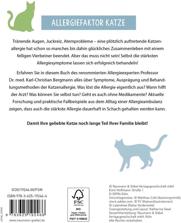 Actual product image Diagnose Katzenallergie (German, Karl-Christian Bergmann, 2022)