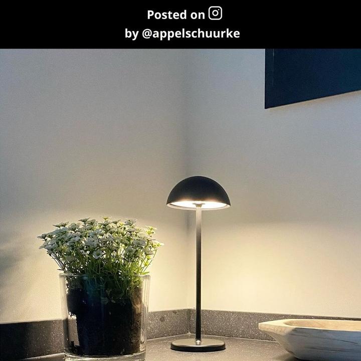 Actual product image Lucide JOY - Table lamp outdoor - Ø 11,5 cm - LED Dim. - 1x1,5W 3000K - IP54 - Black 15500/02/30 (175 lm)