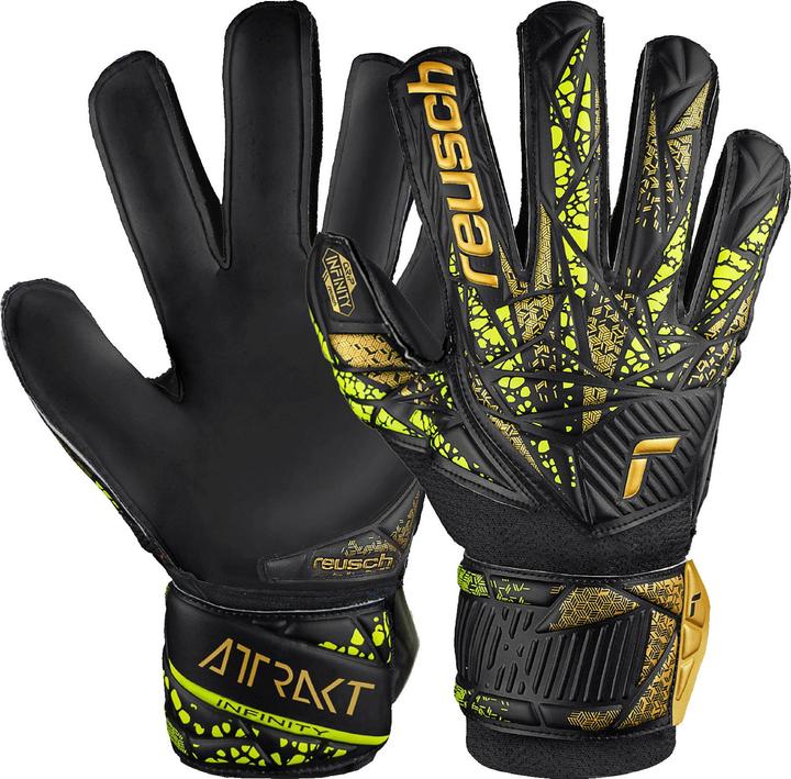 Actual product image Reusch kid's goalie gloves attrakt infinity (4)