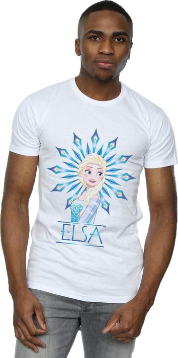Immagine prodotto Disney Frozen Elsa Snowflake Maglietta Uomo (S)