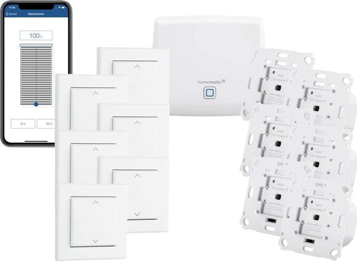 Produktbild Homematic IP Starter-Set Beschattung für 6 Rollladen