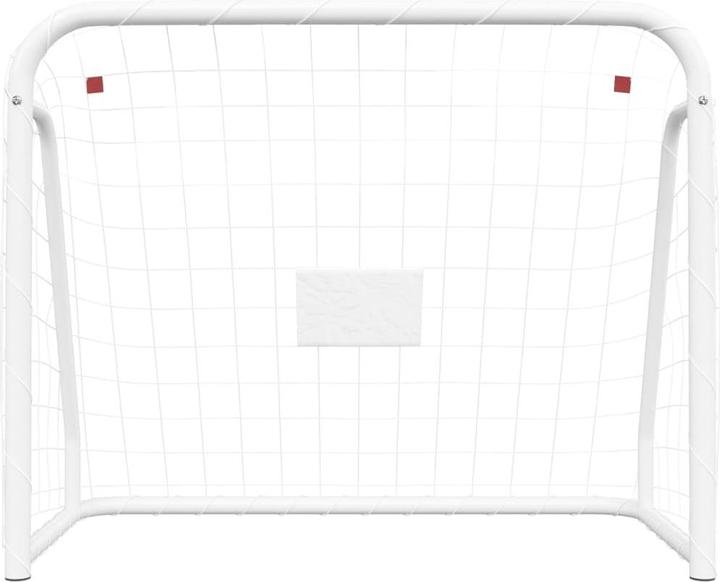 Produktbild VidaXL Fussballtor mit Netz Weiss 214x75x152 cm Stahl & Polyester