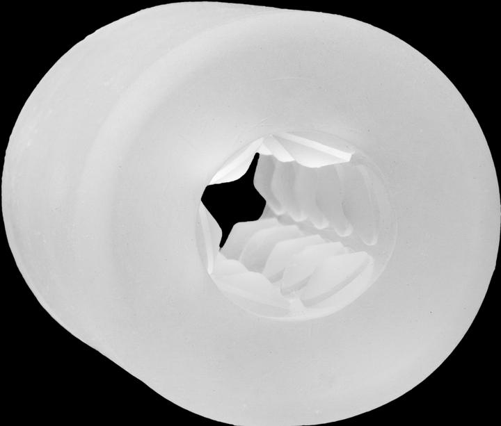 Image du produit Doc Johnson Glow Helping Head - Masturbator - Frost / Green Glow