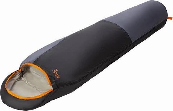 Actual product image Nils Nc1705 Sleeping Bag Ultralight Grey-Orange Camp (215 cm)