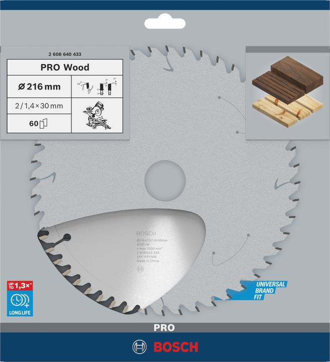 Productafbeelding Bosch Professional Zubehör Optiline Hout