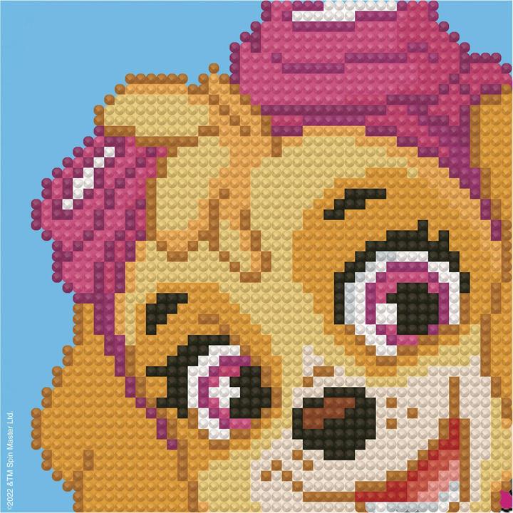 Actual product image Diamond Dotz DOTZIES® Original Diamond Painting Set Paw Patrol with 6 motifs: 3 pictures 15x15cm, 3 stickers /