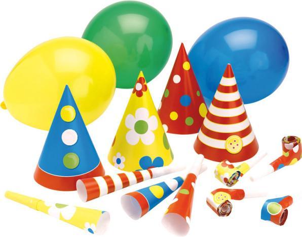 Produktbild Riethmüller Party-Set Papier / Latex 16-teilig