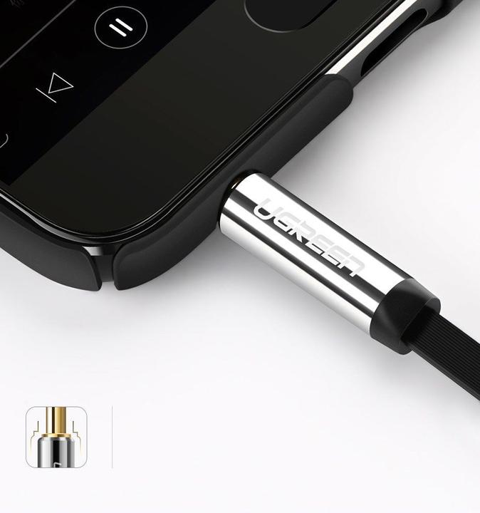 Immagine prodotto Ugreen Cuffie AUX audio a banda piatta angolate (3 m, Connettore da 3,5 mm (AUX))