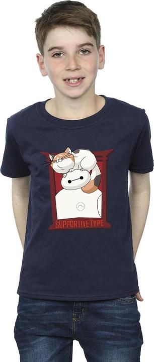 Actual product image Disney Boys Big Hero 6 Baymax Frame Support T-Shirt (152, 158)
