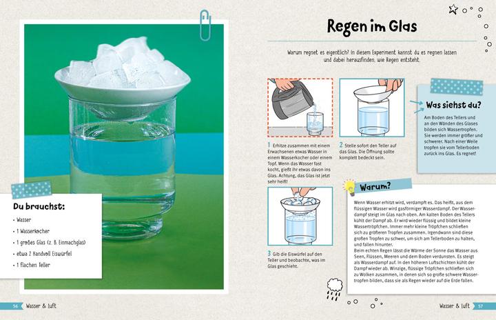 Image du produit Experimente-Buch für Kinder ab 2 Jahren. 28 einfache Experimente für jeden Tag (Allemand, Éditions Schwager & Steinlein, Elina Roth, 2022)