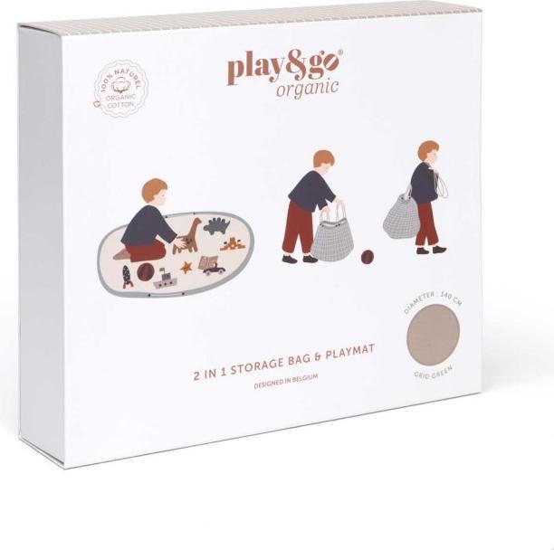 Produktbild play&go Print Organic grid blue