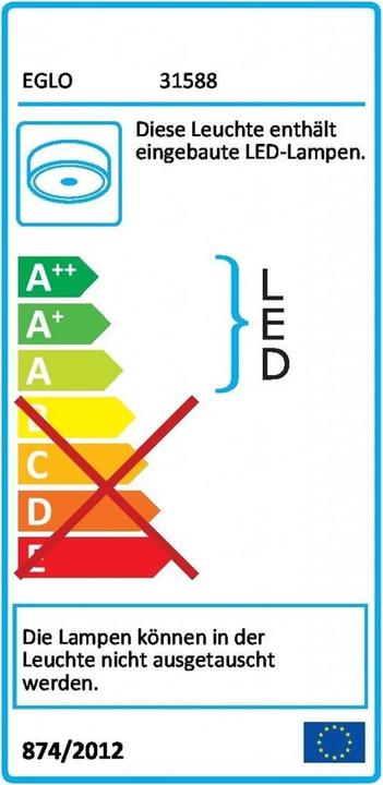 Energy Label EGLO Pasteri (950 lm)