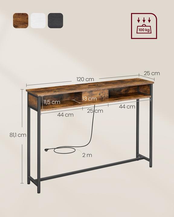Image du produit Vasagle Havanna (120 x 25 x 81 cm)