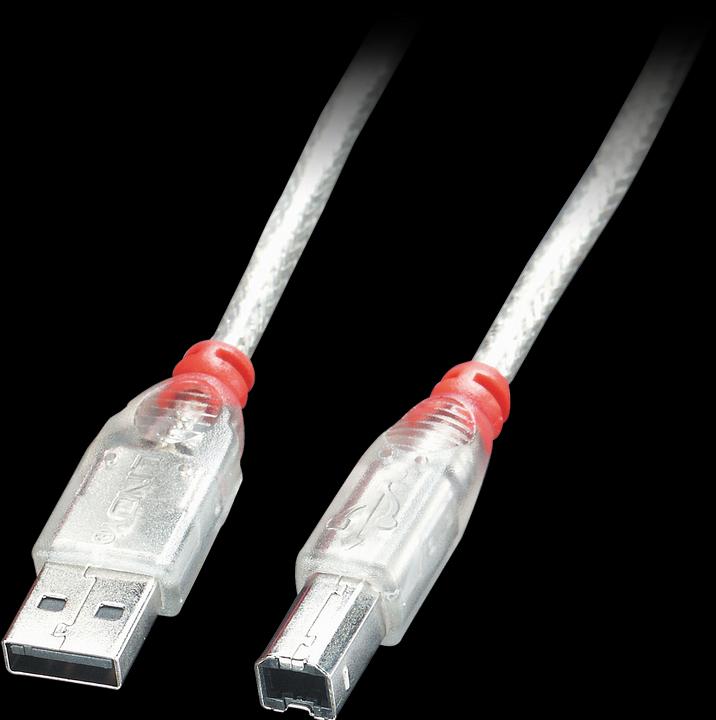 Produktbild Lindy USB 2.0 Kabel Typ A/B (2 m, USB 2.0)
