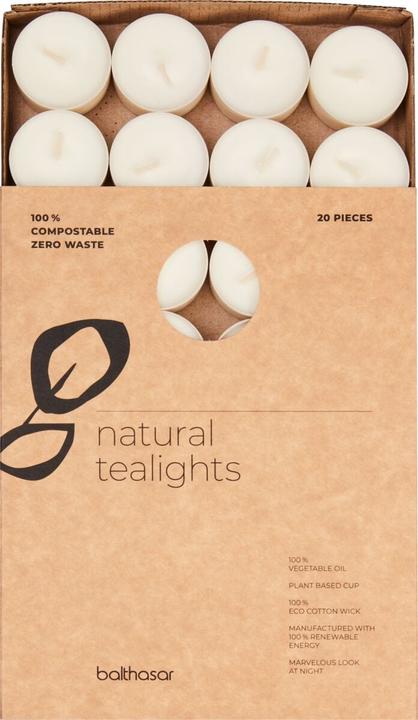 Produktbild Balthasar Eco Teelichte (20 Stk.)