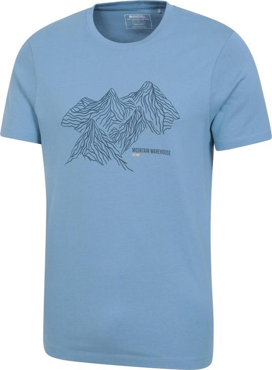Actual product image Mountain Warehouse Mens Tonal Organic T-Shirt (L)