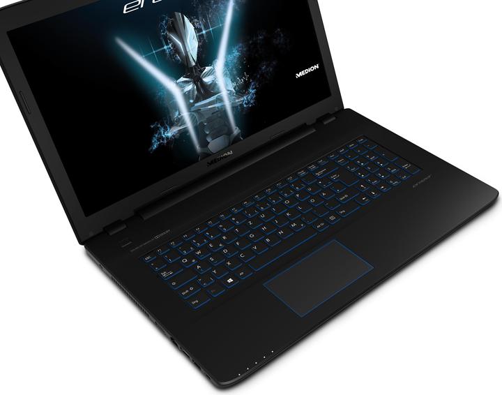 Actual product image Medion Erazer P7647 (17.30", Intel Core i7-7500U, 16 GB, 256 GB, CH)