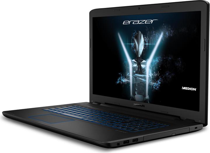 Actual product image Medion Erazer P7647 (17.30", Intel Core i7-7500U, 16 GB, 256 GB, CH)