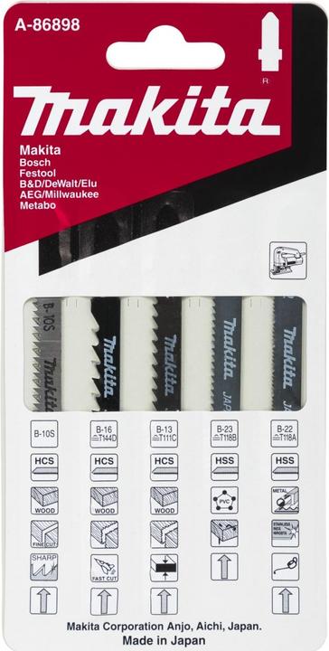 Image du produit Makita Lames de scie sauteuse