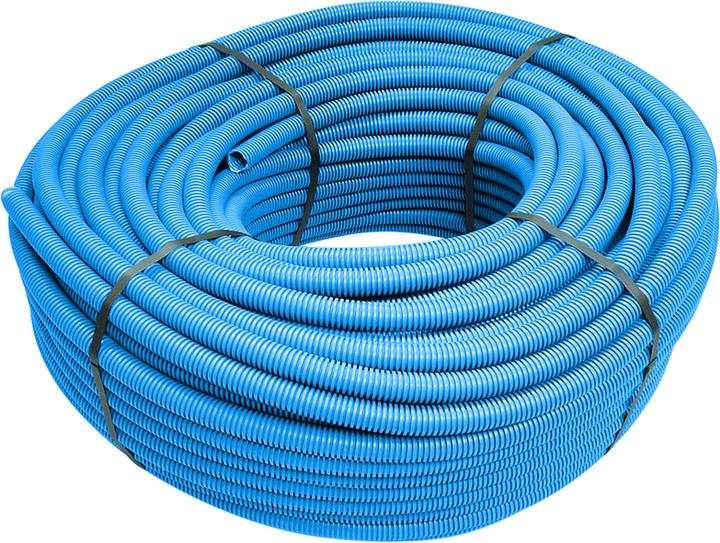 Steffen KRFW-G M40 a 25m blau Flexrohr gliss PP halogenarm (2500 cm)