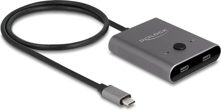 Delock USB 10 Gbps USB Type-C Switch 2 auf 1 bidirektional 8K (USB-C, 2 Ports)