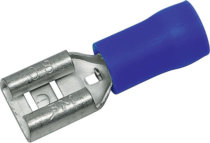 Actual product image Steffen Flat receptacle blue 4.8/0.8/1.5 6 pieces 1-2.5mm