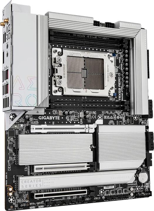 Actual product image Gigabyte MB Gbt Amd Trx50 Aero D (sTR5, AMD TRX50, E-ATX)