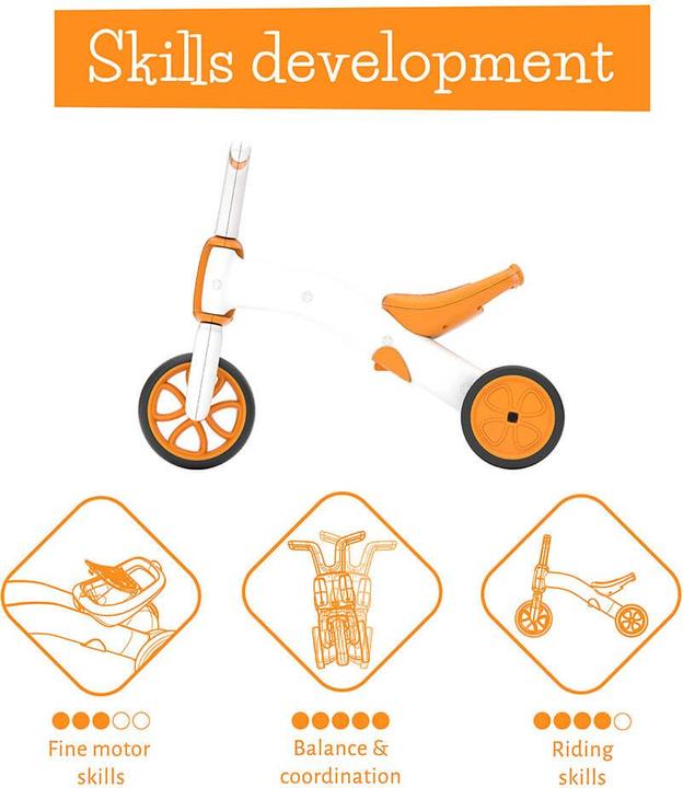 Actual product image Chillafish Bunzi Matte Edition Slider + Balance Bike 2in1