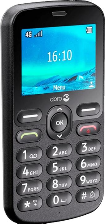 Actual product image Doro 1880 - Blister carton BLACK (2.40", 0.31 Mpx, 4G)