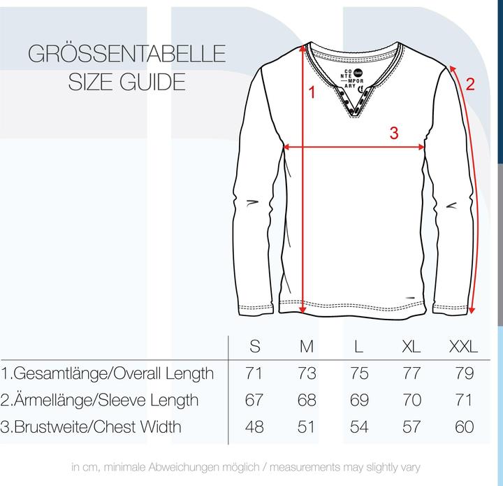 Actual product image Solid Tinox Men's Longsleeve With V-Neck Made Of 100% Cotton (M)