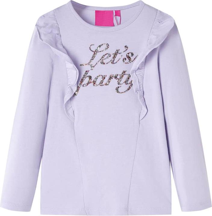 Immagine prodotto VidaXL Camicia da bambino a maniche lunghe lilla chiaro 104,Materiale: 95 % cotone. 5 (104)