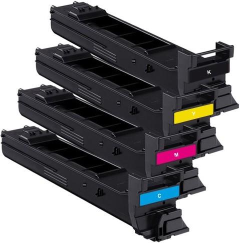 Produktbild Plutoos Konica Minolta 4650 Toner XXL kompatibel, 4er Farbset