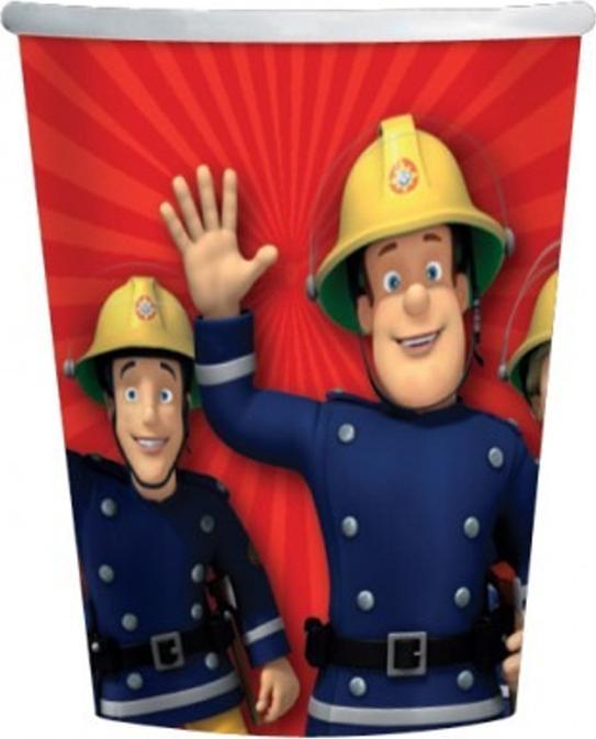 Image du produit Fireman Sam Tasse de fête (paquet de 8) (8 x)