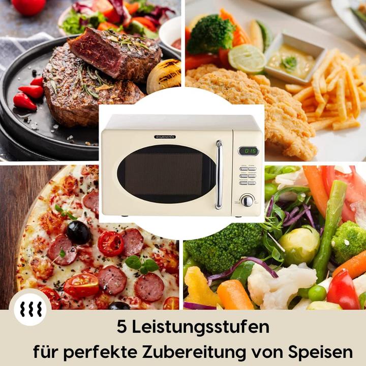 Actual product image Wolkenstein Microwave WMW720 SC Cream WxHxD 45.1 x 25.6 x 36.1 cm (20 l)