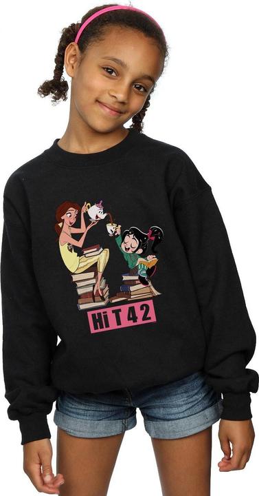 Actual product image Disney Girls Wreck It Ralph Belle And Vanellope Sweatshirt (116)