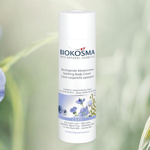 Image du produit Biokosma Beruhigende Körpercreme BIO-Alpen Lein BIO-Hafer (Crème pour le corps, 200 ml)