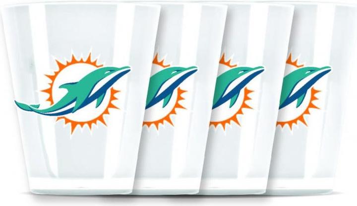 Image du produit NFL Verres à 4 shots Miami Dolphins (0.06 l, 4 x)