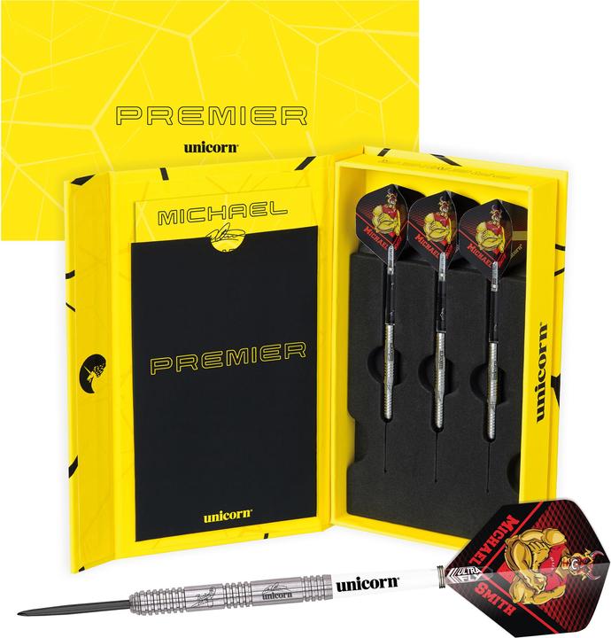 Actual product image Unicorn Premier 2022 Michael Smith Steel Darts (21 g)