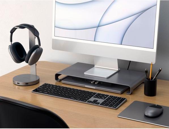 Produktbild Satechi USB-C Aluminum Monitor Stand Hub XL